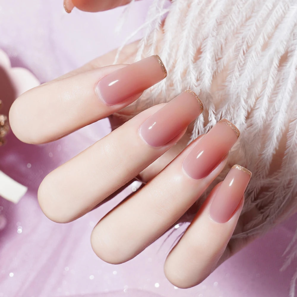 Beautilux Soak Off Hard Builder Nail Art Gel UV LED Clear Pink Nude Camouflage Milky Nail Enhancement Extension Gel Nails 10g