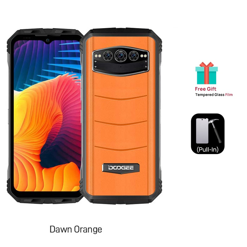 DOOGEE V30 eSIM Dual Speakers 5G Rugged Phone 8+256GB Dimensity 900 Wifi 6 Soc 6nm 6.58"FHD 120Hz Display 108MP Camera 10800mAh