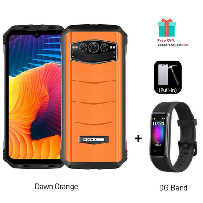DOOGEE V30 eSIM Dual Speakers 5G Rugged Phone 8+256GB Dimensity 900 Wifi 6 Soc 6nm 6.58"FHD 120Hz Display 108MP Camera 10800mAh