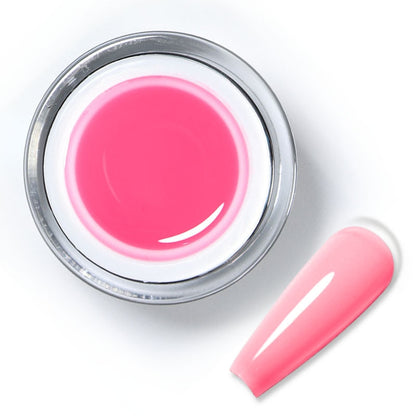 Beautilux Soak Off Hard Builder Nail Art Gel UV LED Clear Pink Nude Camouflage Milky Nail Enhancement Extension Gel Nails 10g