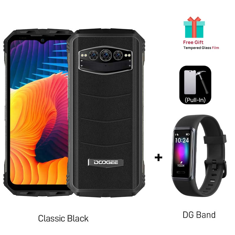 DOOGEE V30 eSIM Dual Speakers 5G Rugged Phone 8+256GB Dimensity 900 Wifi 6 Soc 6nm 6.58"FHD 120Hz Display 108MP Camera 10800mAh